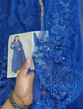 Maria B Chiffon open pics Open Pic/Maria B Chiffon 25/MPC-25-103/Royal Blue