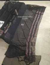 Maria B Chiffon open pics Open Pic/Maria B Chiffon 25/MPC-25-104/Black