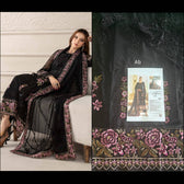 Sale!!Open Pic/Maria B Chiffon/MPC-25-104/Black