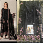 Sale!!Open Pic/Maria B Chiffon/MPC-25-104/Black