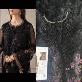 Sale!!Open Pic/Maria B Chiffon/MPC-25-104/Black
