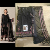 Sale!!Open Pic/Maria B Chiffon/MPC-25-104/Black