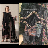 Sale!!Open Pic/Maria B Chiffon/MPC-25-104/Black