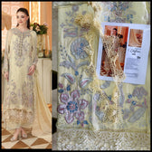 Sale‼️Open Pic/Maria B Chiffon/ Royal Tea Affair/08/Pastel Sunshine/Lime Yellow