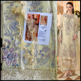 Sale‼️Open Pic/Maria B Chiffon/ Royal Tea Affair/08/Pastel Sunshine/Lime Yellow