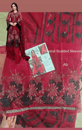 Sale‼️Open Pic/Maria B Soiree Luxury Formals/D6/Red