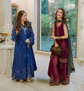 Spotted in Maria B Chiffon 25/MPC-25-102/Plum