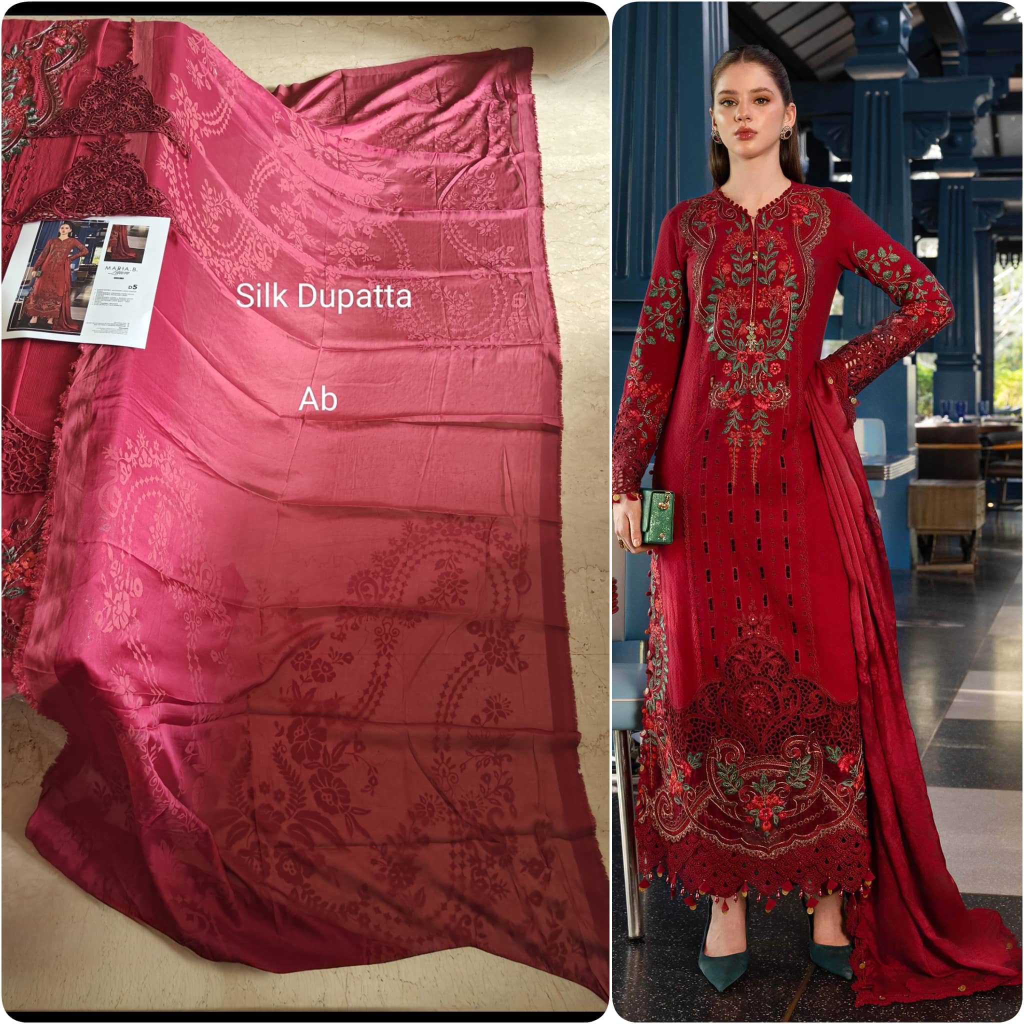 Open Open Pic/Maria B Eid Lawn 26/Vol 2/D-05/Red