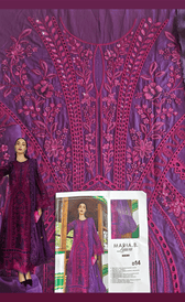 Open Pic/Hot🔥Sale ‼️Maria B Luxury Lawn 26/Vol 2/D-14/Purple