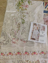 Open Pic/Hot🔥Seller‼️ Maria B Luxury Lawn 26/Vol 2/D-03/Off White