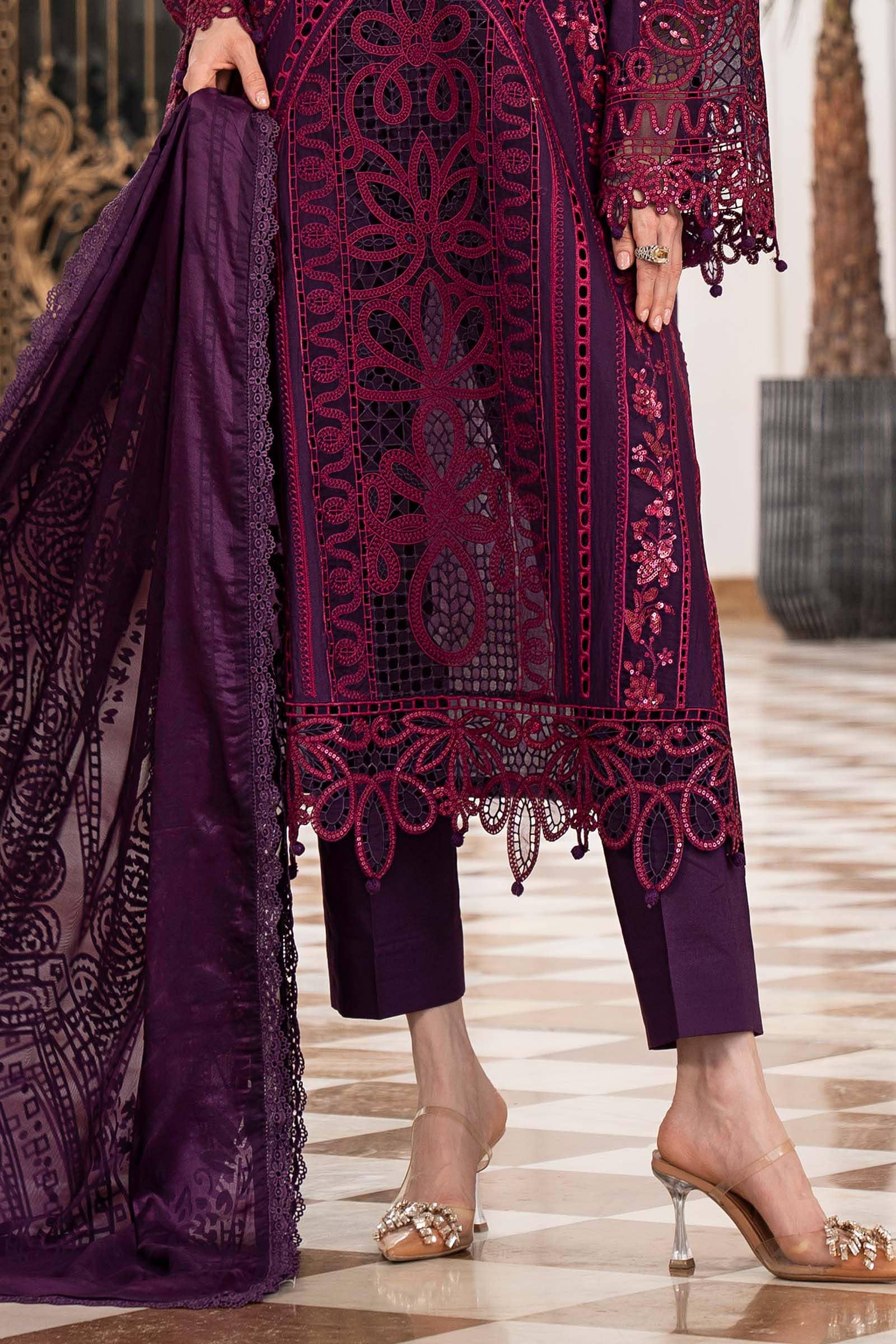 Big Monsoon Sale ‼️Maria B Luxury Lawn 26/Vol 2/D-14/Purple