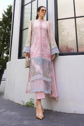 Hot🔥Seller/Maria B Luxury Lawn 26/Vol 2/D-09/Pink