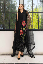 Sale‼️Maria B Eid Lawn 26/Vol 2/D-10/Black