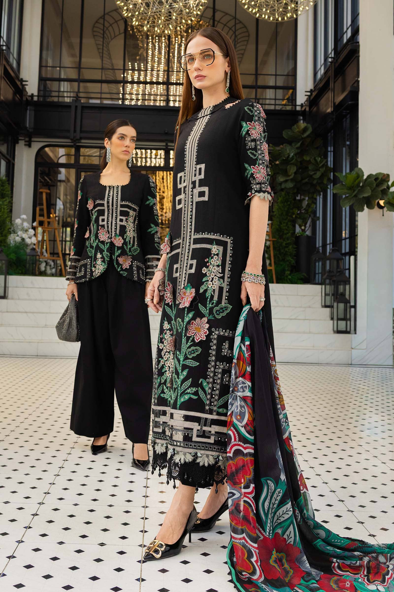 Maria B Eid Lawn 26/Vol 2/D-11/Black