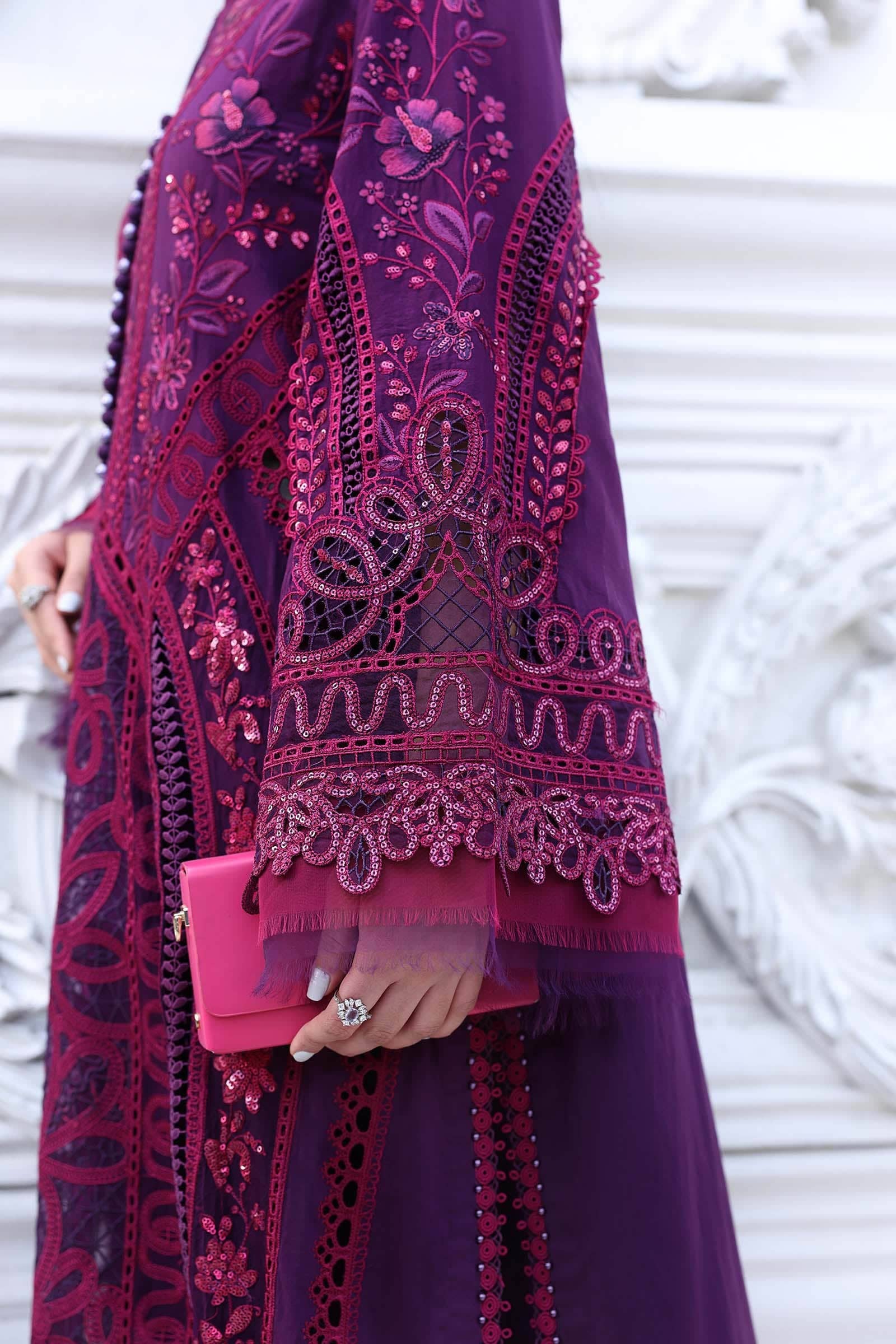 Restocked/Maria B Eid Lawn 26/Vol 2/D-14/Purple