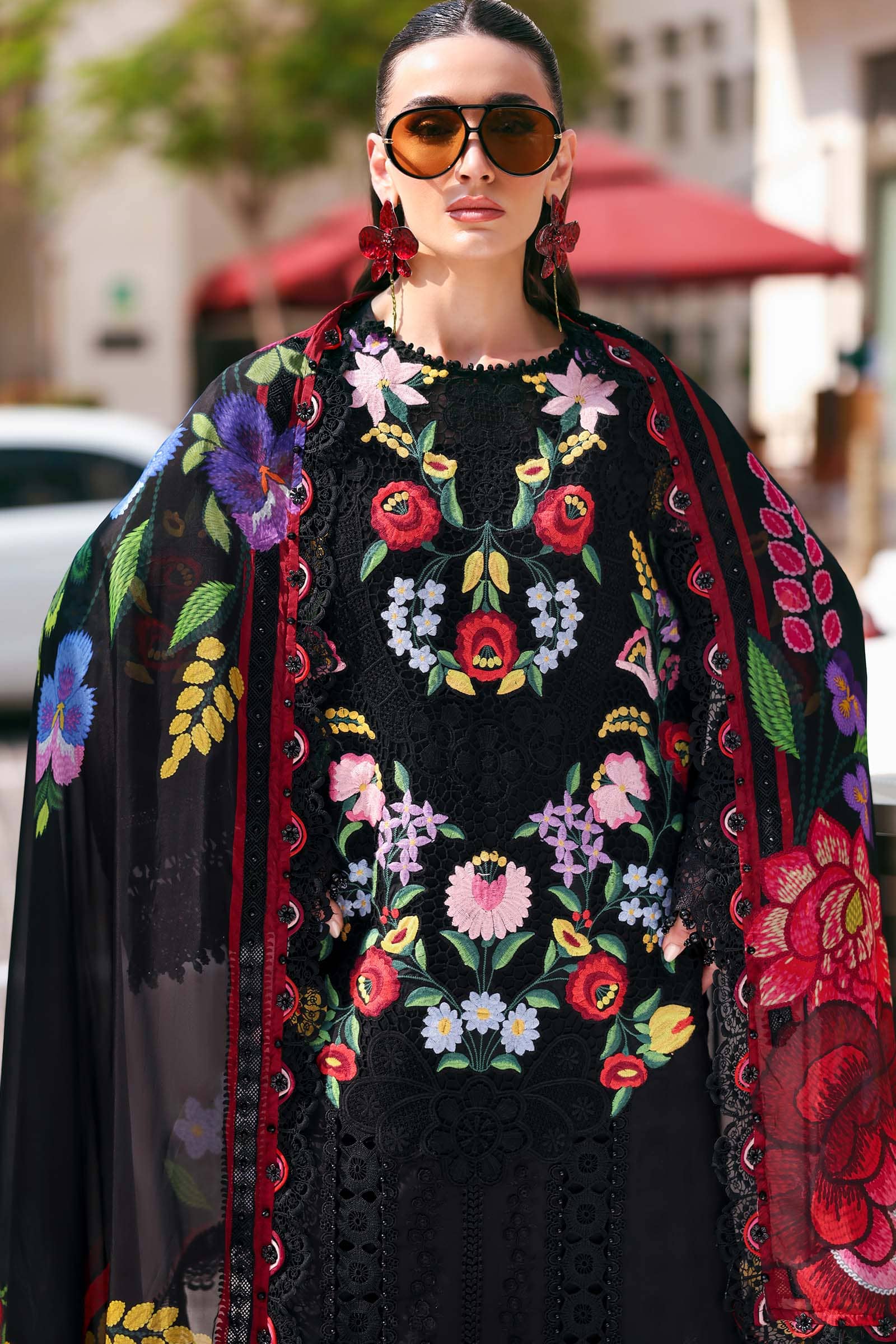 Restocked/Maria B Lawn 26/10B/Black