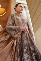 Restocked/Maria B Lawn 26/1A/Coffee & Grey
