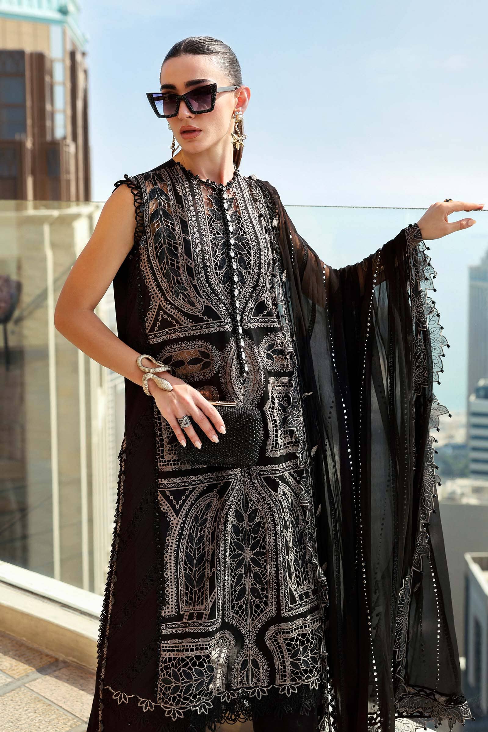 Maria B Lawn 26/8B/Black