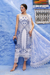 Maria B Lawn Pakistani Suit Restocked/Maria B Luxury Lawn 25/10A/White