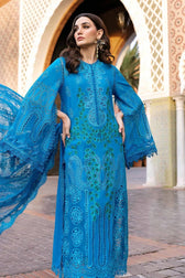 Maria B Lawn Pakistani Suit Restocked/Maria B Luxury Lawn 25/3B/Ferozi