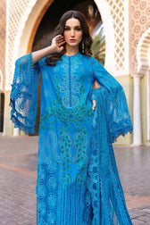 Maria B Lawn Pakistani Suit Restocked/Maria B Luxury Lawn 25/3B/Ferozi