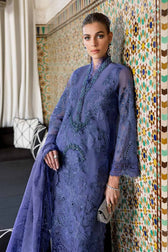 Maria B Lawn Pakistani Suit Restocked/Maria B Luxury Lawn 25/6B/Violet