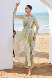 Restocked/Maria B Luxury Lawn 25/Vol 2/D 04/Yellow