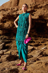 Restocked/Maria B Luxury Lawn 25/Vol 2/D 05/Sea Green