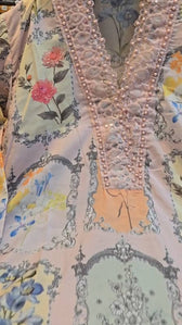 Stitched Look of Unstitched Maria B M Prints 25/11 A/Size - XL L M S
