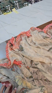 Stitched Look of Unstitched Maria B M Prints 25/8A/Size - XL L M S