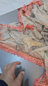 Stitched Look of Unstitched Maria B M Prints 25/8A/Size - XL L M S