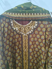 Maria B Lienn Winter Pakistani Suit Stitched/Maria B Linen/Large/Maria B Linen/DL-912-Brown