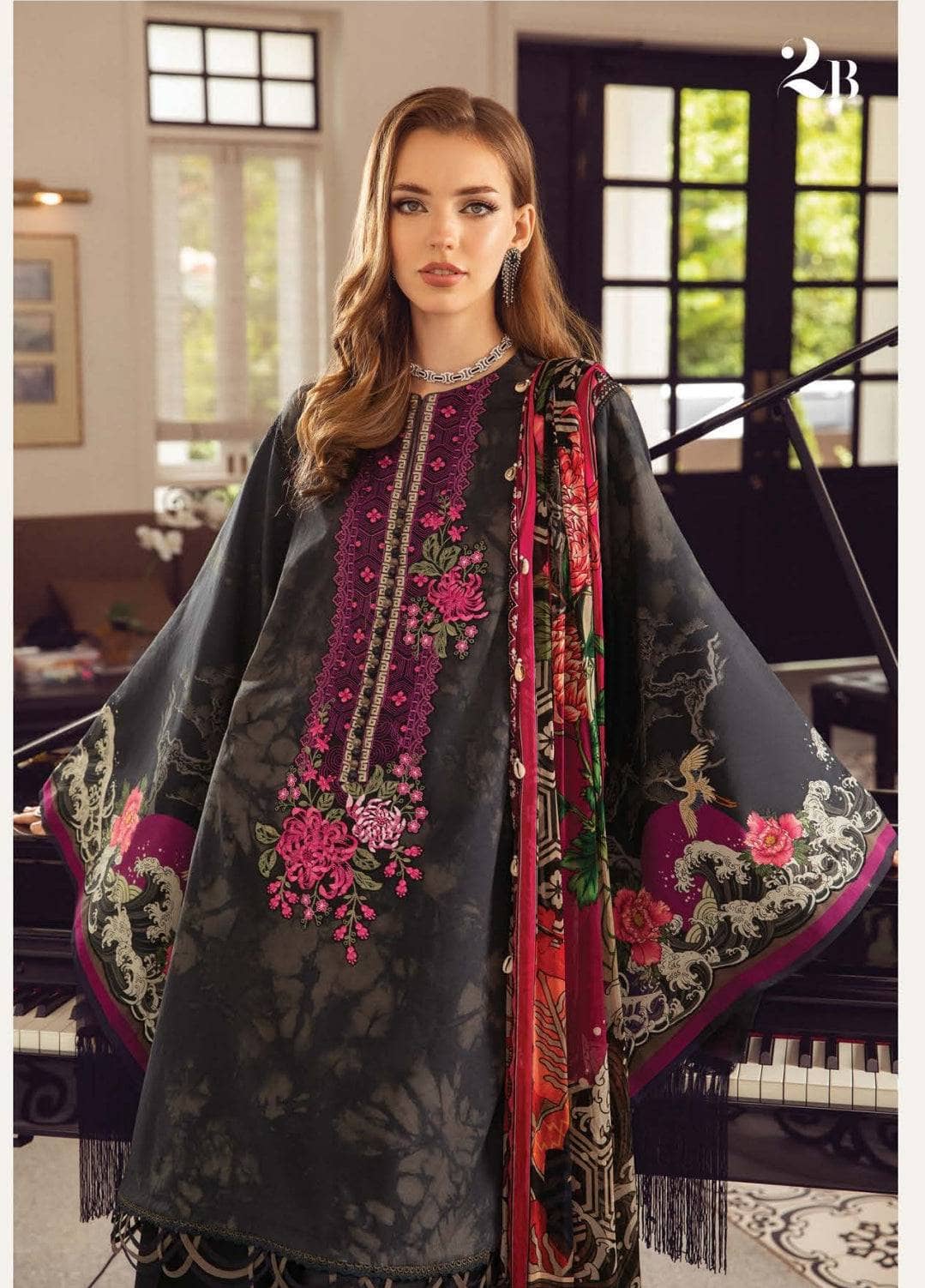 Maria B Luxury Winter Collection Restocked/Maria B M Prints Fall Edit 23/2 B