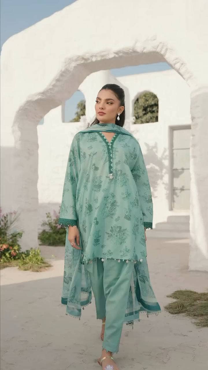 Maria B M Basics Lawn Pakistani Suits Maria B M Basics 25/Vol 1/8B