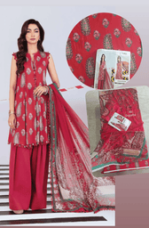 Maria B M Basics open pics Open Pic/Maria B M Basics/Vol 2/Linen/Red/10 A