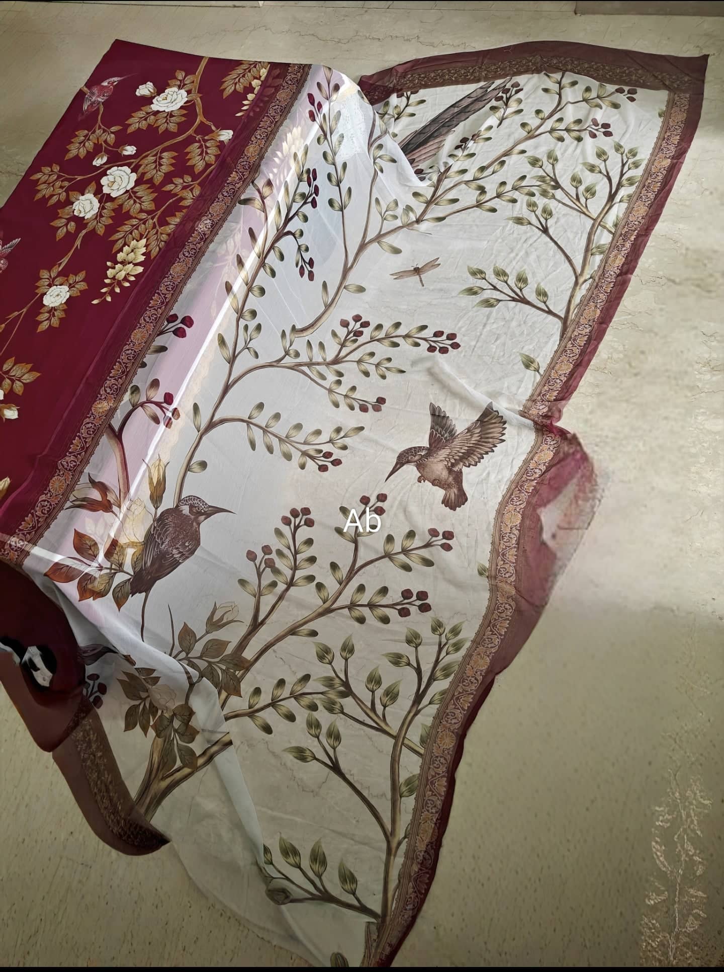 Open Pic/Maria B M Basics/Vol 2/Linen Suit/2B/Maroon