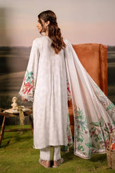 Maria B M Basics 25/Fall-Winter/Embroidered Arabic Lawn Suit | MB-PFUS25-05A