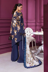 Maria B M Basics Winter Pakistani Suits Maria B M Basics/Vol 2/Linen Suit/2A/Blue