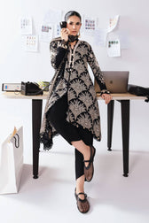 Maria B M Basics Winter Pakistani Suits Maria B M Basics/Vol 2/Linen Suit/8A/Black