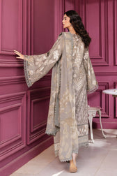 Maria B M Basics Winter Pakistani Suits Maria B M Basics/Vol 2/Slub Khaddar/Grey/1A