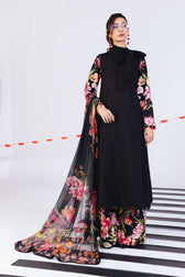 Maria B M Basics Winter Pakistani Suits Maria B M Basics Winter/Vol 2/Slub Khaddar/1B/Black