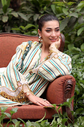 Maria B M Prints 26/Vol 2/2B/Mustard&Green