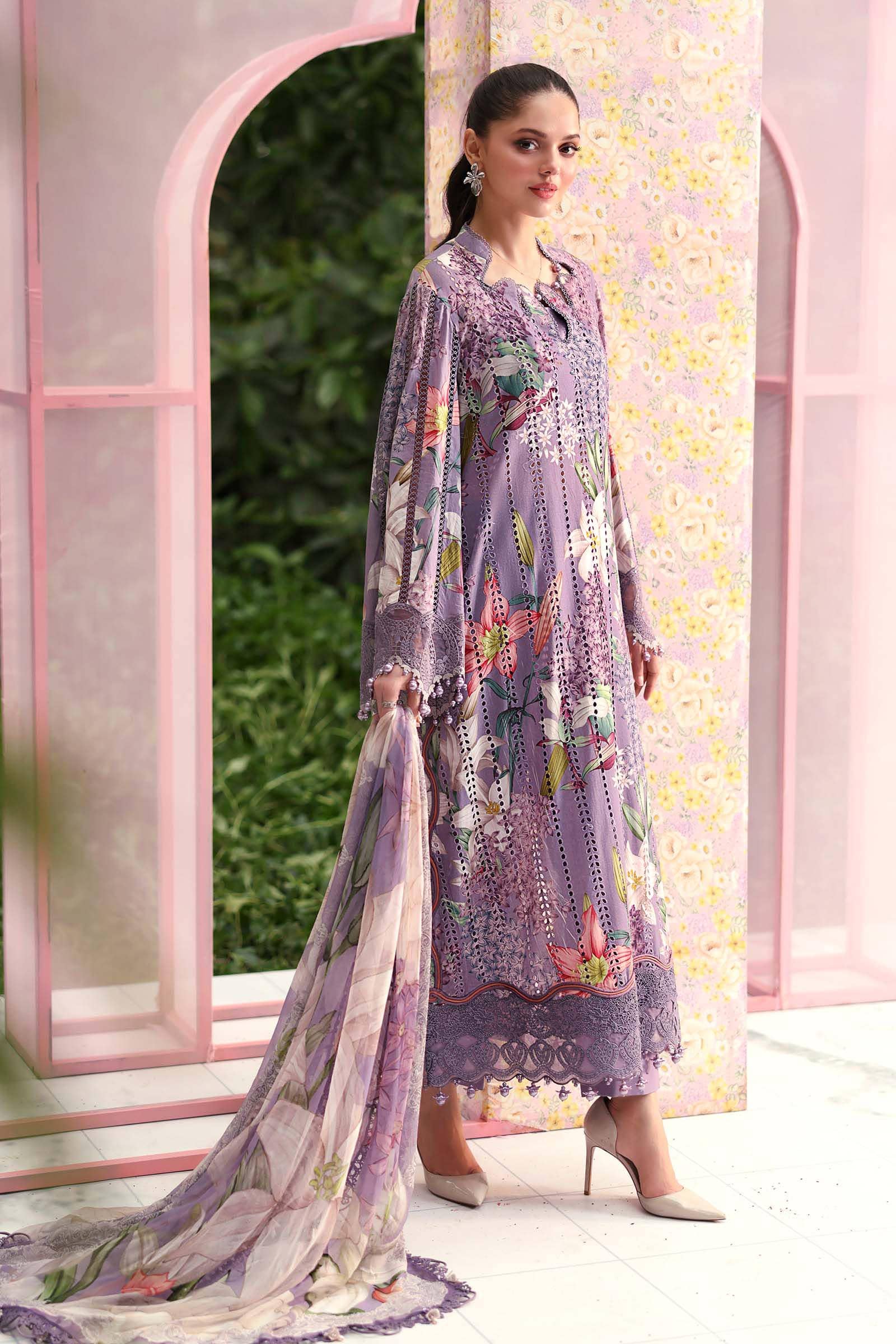 Restocked/Maria B M Prints 26/Vol 2/6B/Lilac