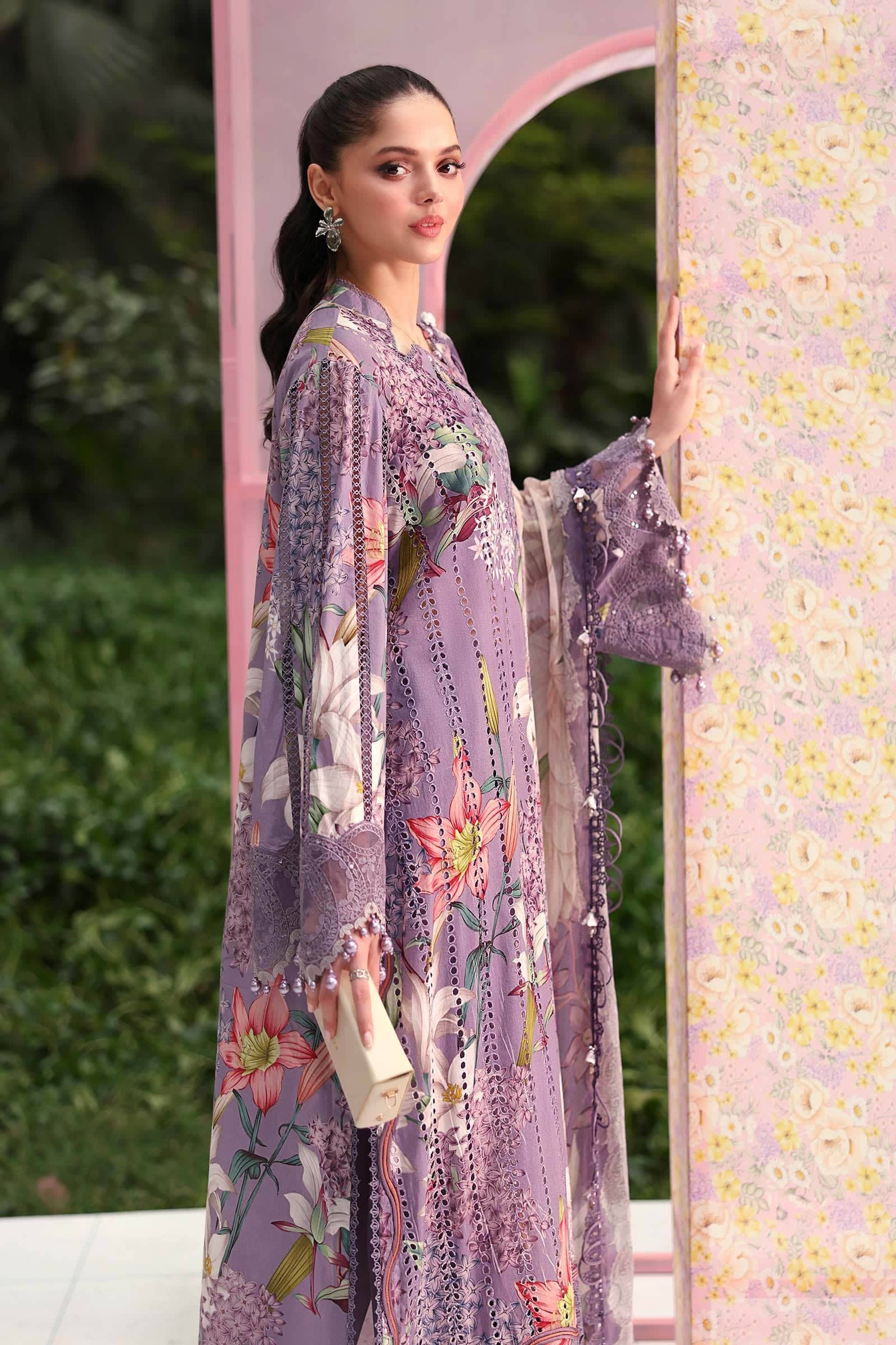 Restocked/Maria B M Prints 26/Vol 2/6B/Lilac