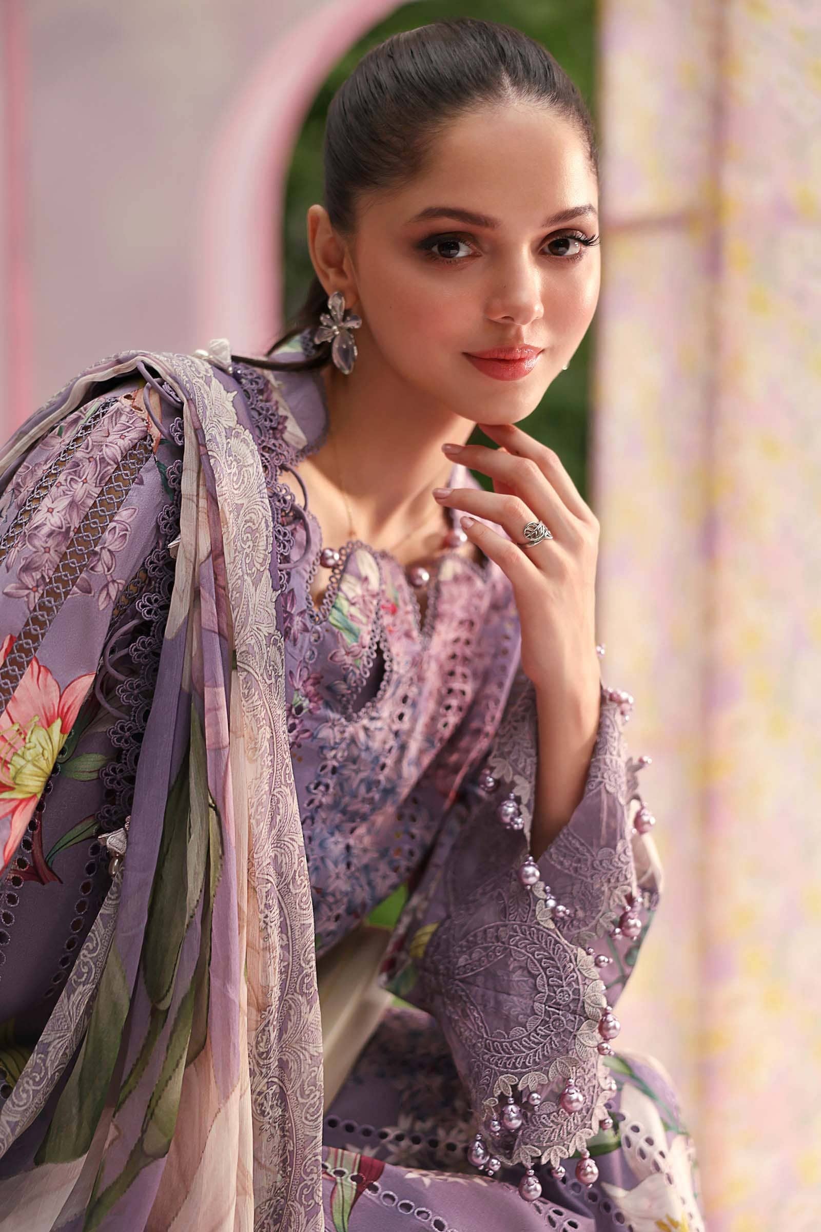 Restocked/Maria B M Prints 26/Vol 2/6B/Lilac