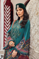 Restocked/Maria B M Prints 25/Fall Edit/10 B/Teal Green
