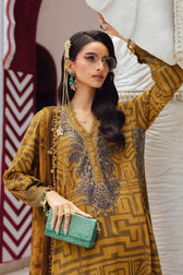 Restocked/Maria B M Prints 25/Fall Edit/3 A/Mustard