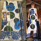 Sale‼️Open Pic/Maria B M Prints 26/Safari Scape/13A/White/Chiffon Dupatta