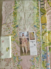 Sale‼️Open Pic/Maria B M Prints 26/Safari Scape/9 A/Lemon Yellow/Chiffon Dupatta