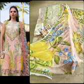 Sale‼️Open Pic/Maria B M Prints 26/Safari Scape/9 A/Lemon Yellow/Chiffon Dupatta